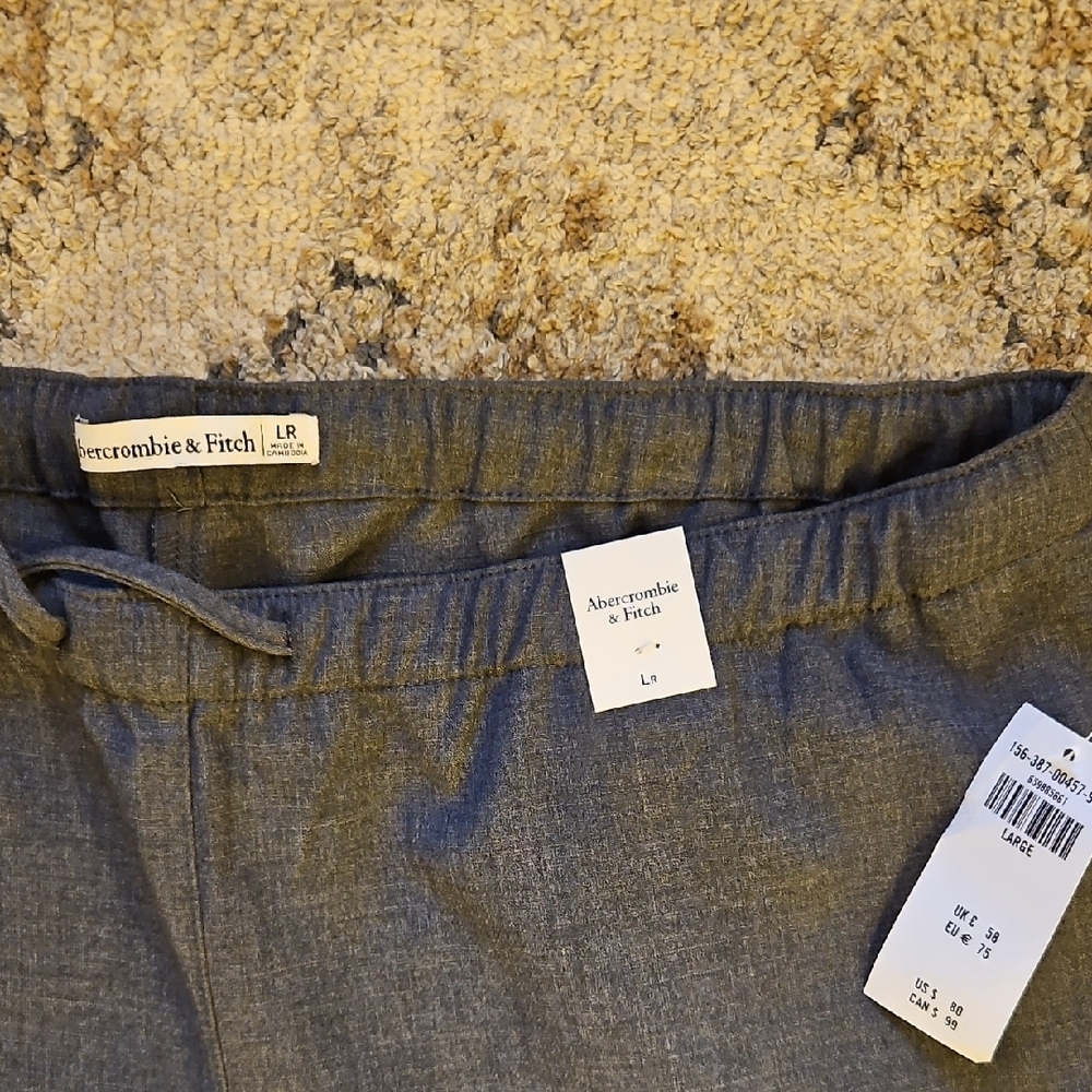 Abercrombie & Fitch Slate Wide Leg Pants - Picture 2 of 3